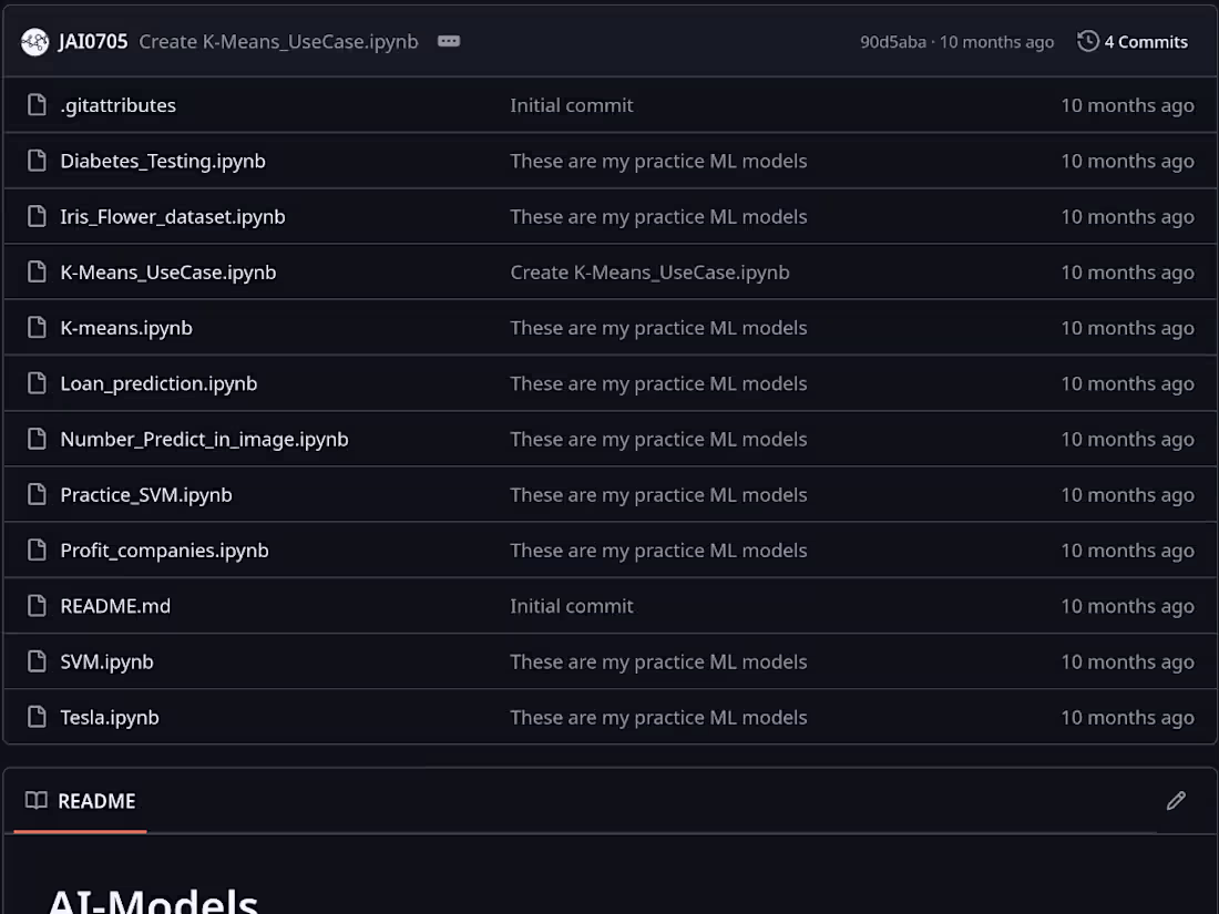 Cover image for GitHub - JAI0705/AI-Models: This repo has all the practice mode…