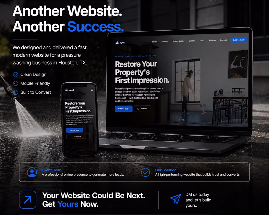 Cover image for ApeX Pressure Washing wanted a