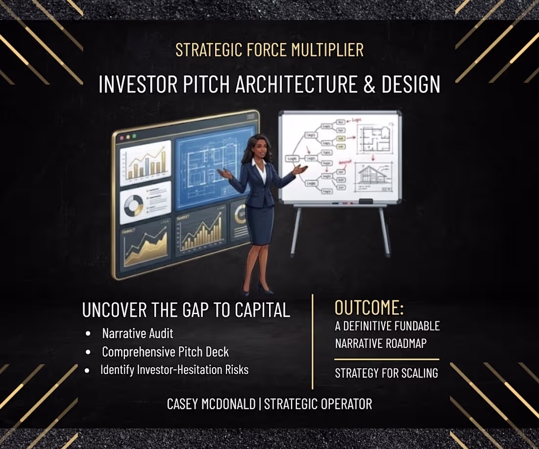 Cover image for Investor-Ready Narrative & Deck Architecture