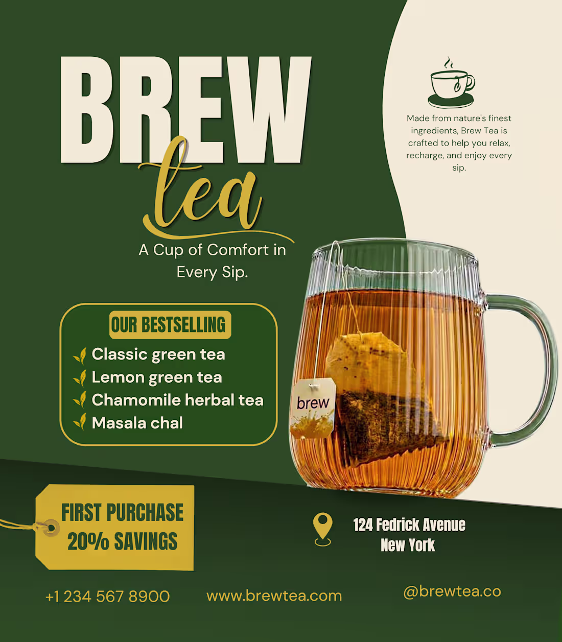 Cover image for Designed a clean product promotional