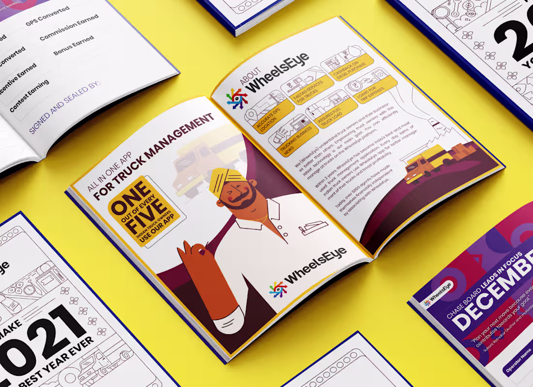 Cover image for WheelsEye: Print + Marketing