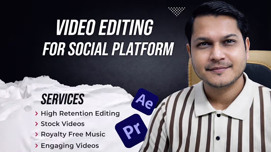 Cover image for I will create shorts form video for social media.