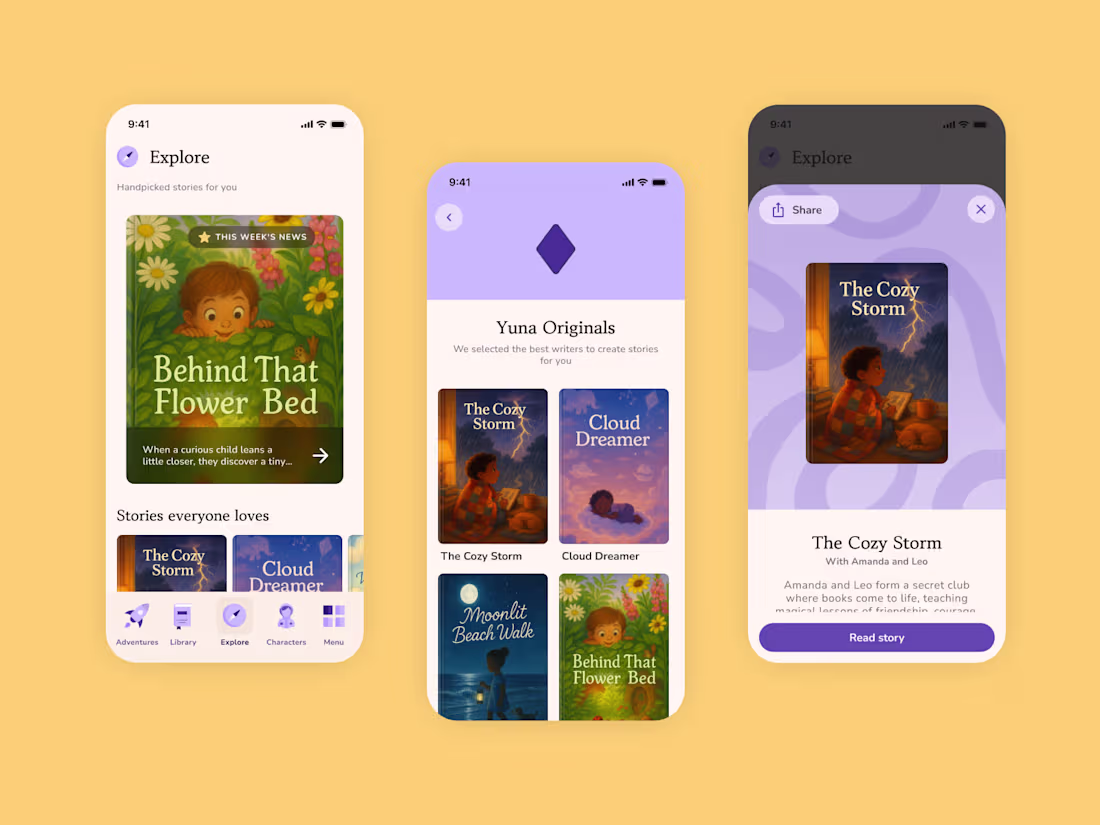 Cover image for Yuna 
Consistent reading habit for