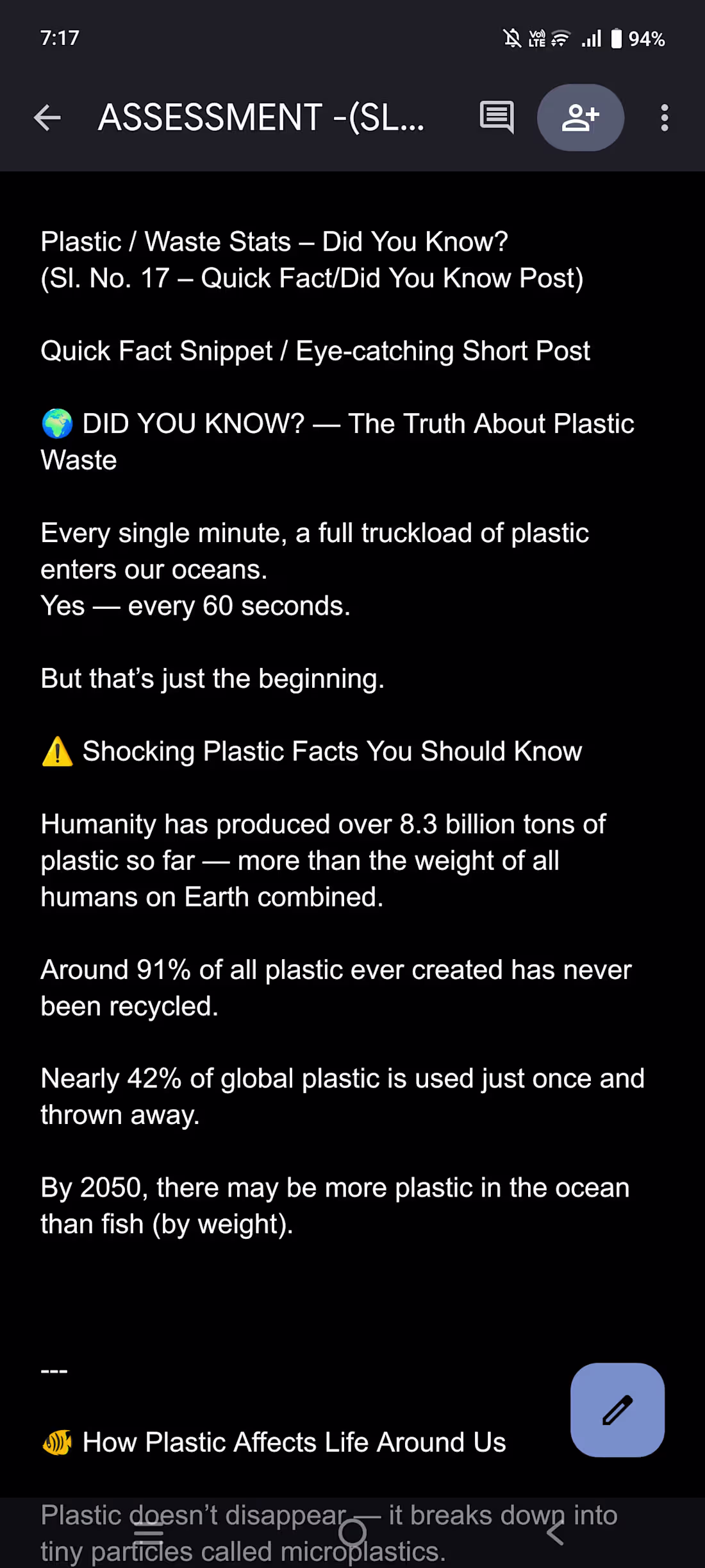 Cover image for Plastic Waste