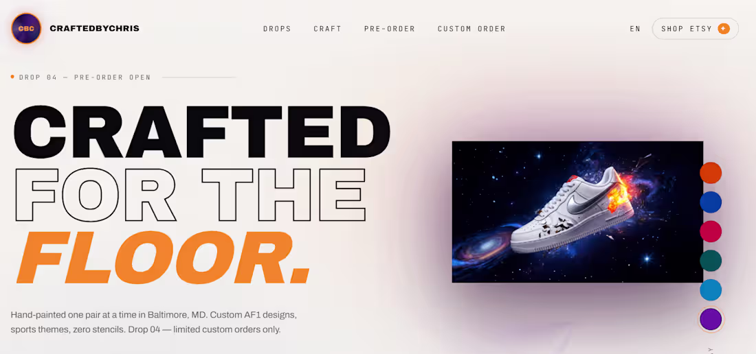 Cover image for I built CraftedByChris to feel