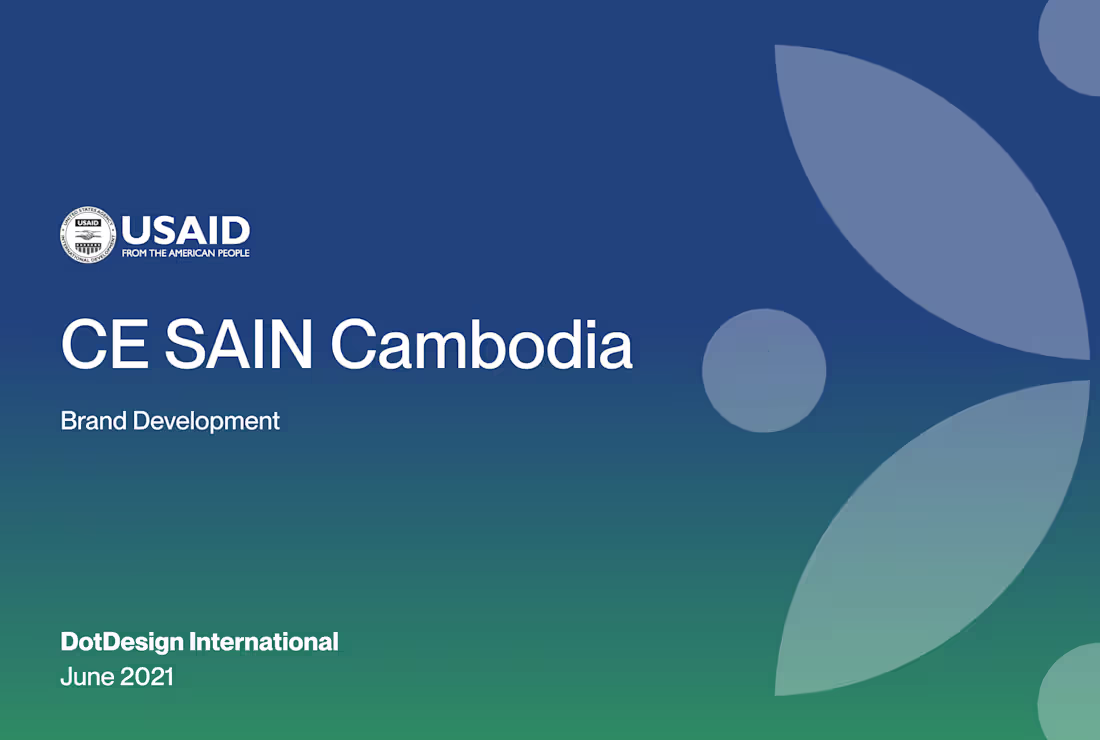 Cover image for Branding - CE SAIN by USAID - Branding 