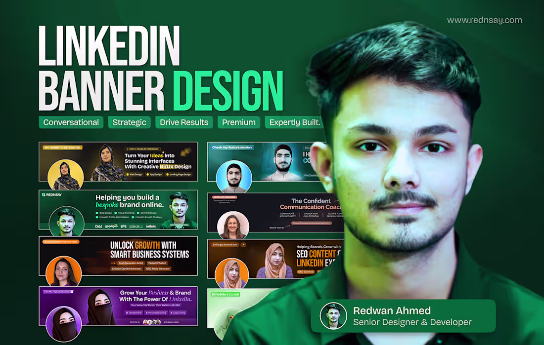 Cover image for LinkedIn Banner Design for Pros | LinkedIn Branding
