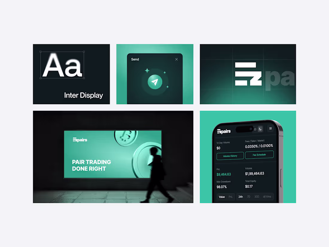 Cover image for Brand identity for Ezpairs

 (https://www.ezpairs.xyz/)Let’s