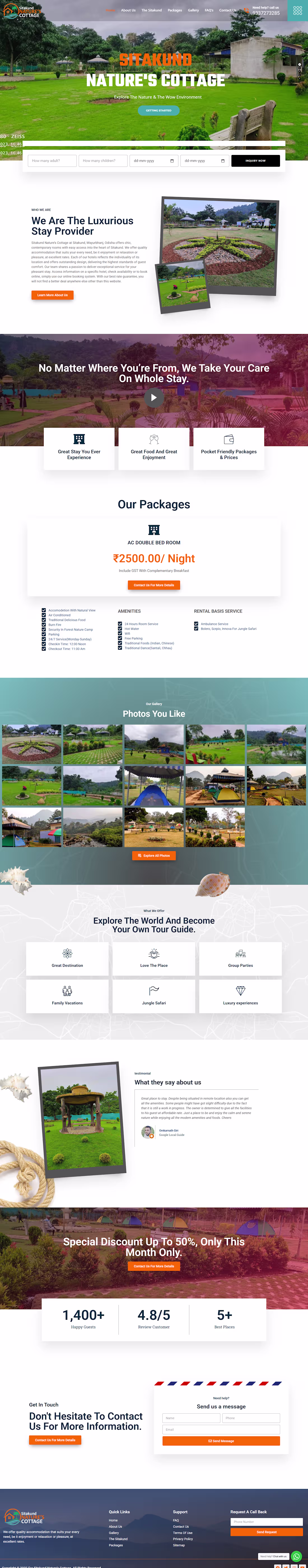 Cover image for Sitakund Nature’s Cottage at Sitakund,