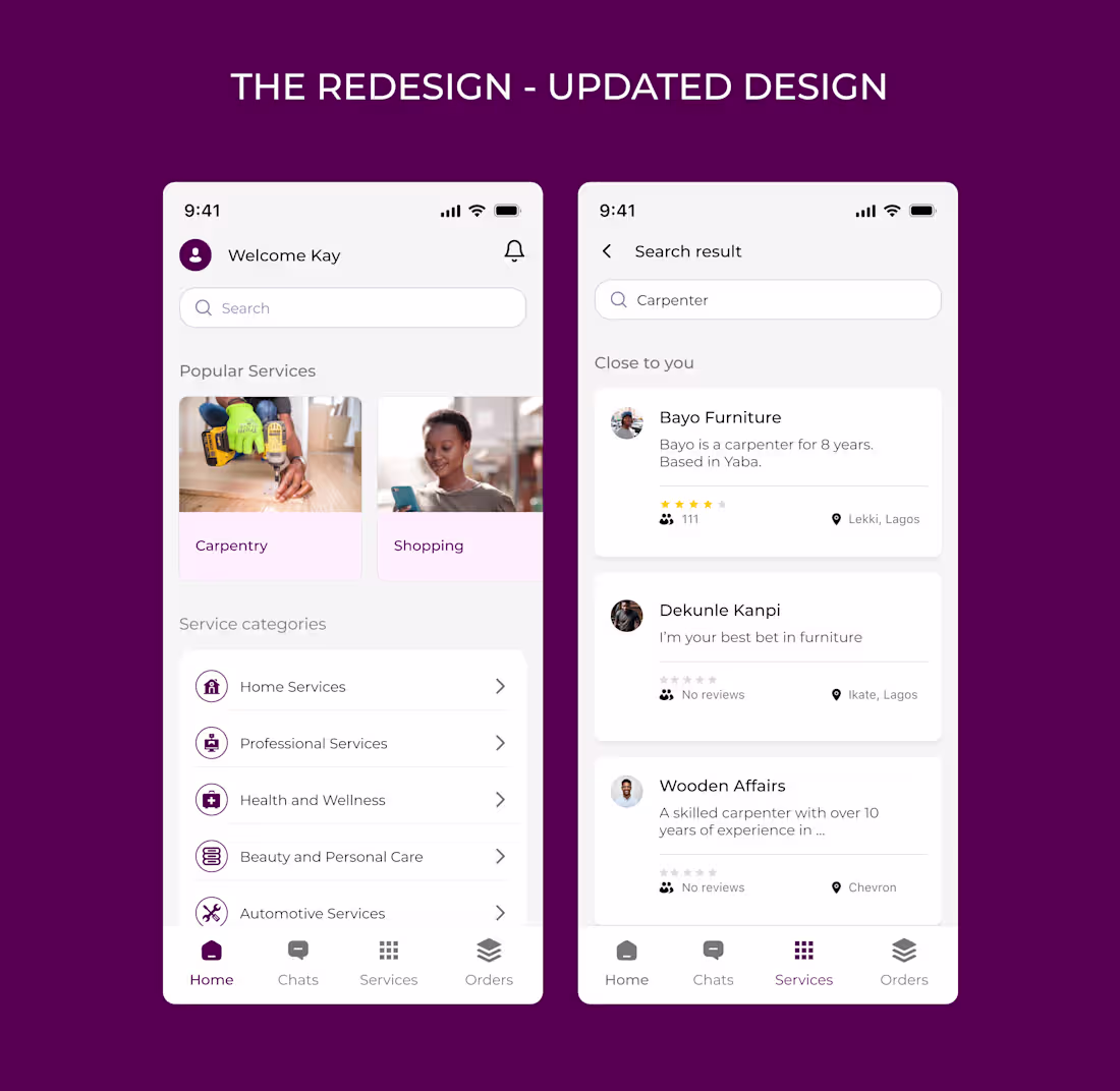 Cover image for Redesigned interface of the Pureworker (https://www.behance....