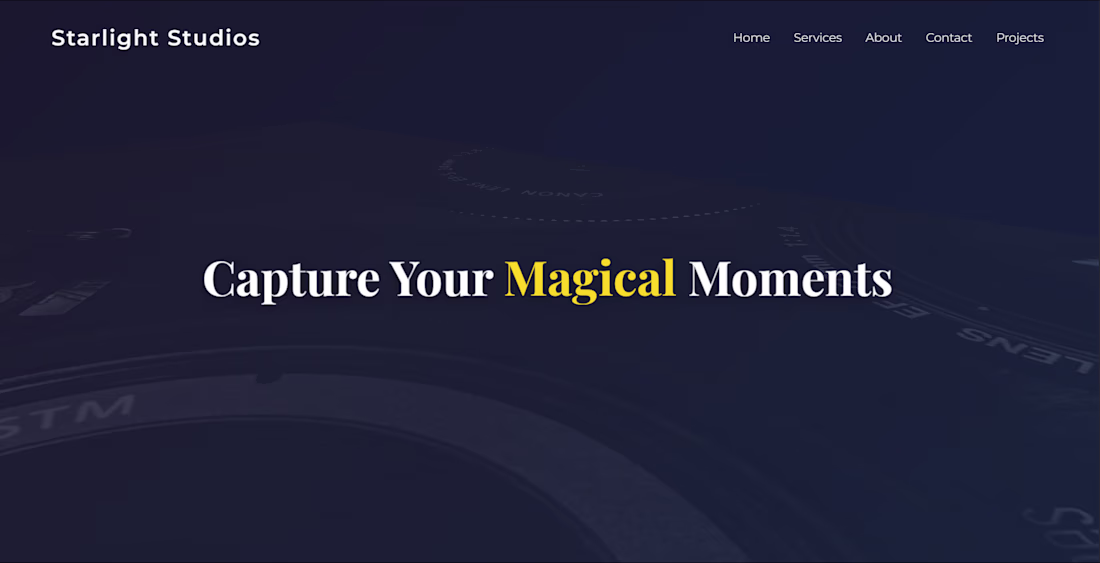 Cover image for Studio Website – Modern Responsive Web Design