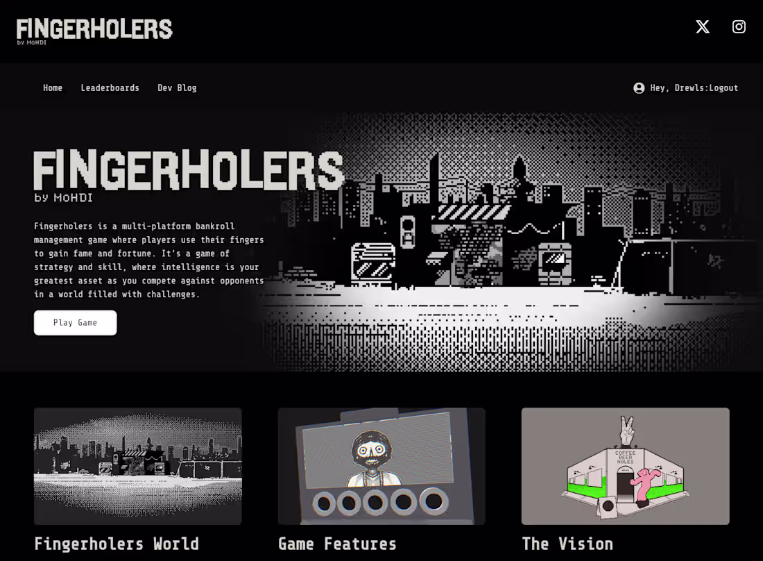 Cover image for Fingerholers.com