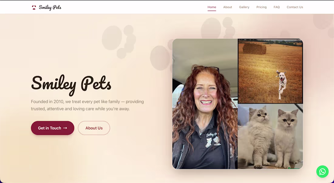 Cover image for Smiley Pets is a professional