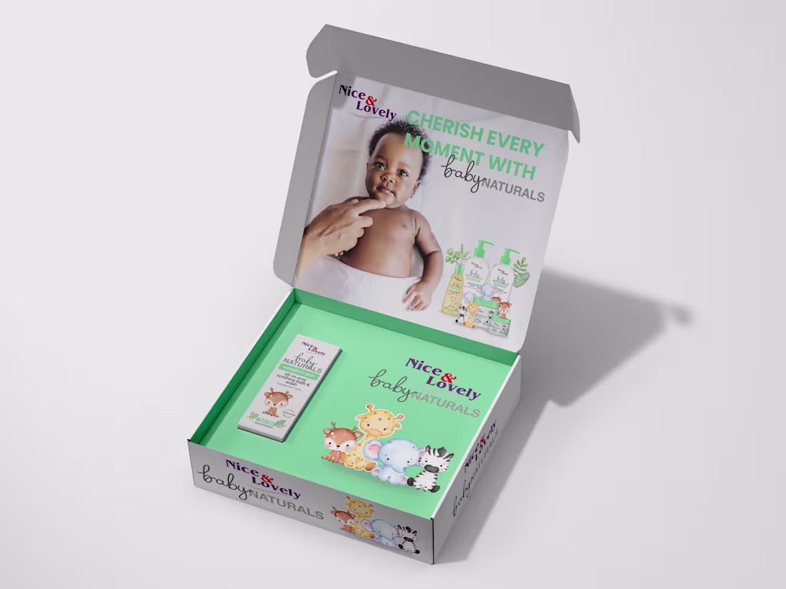 Cover image for NICE AND LOVELY--BABY NATURAL -POS