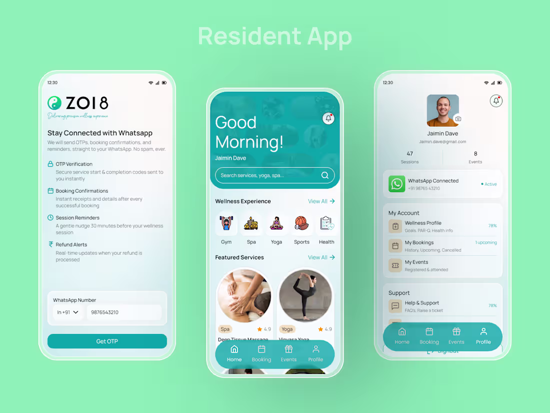 Cover image for ZOI8 Wellness — Resident Mobile