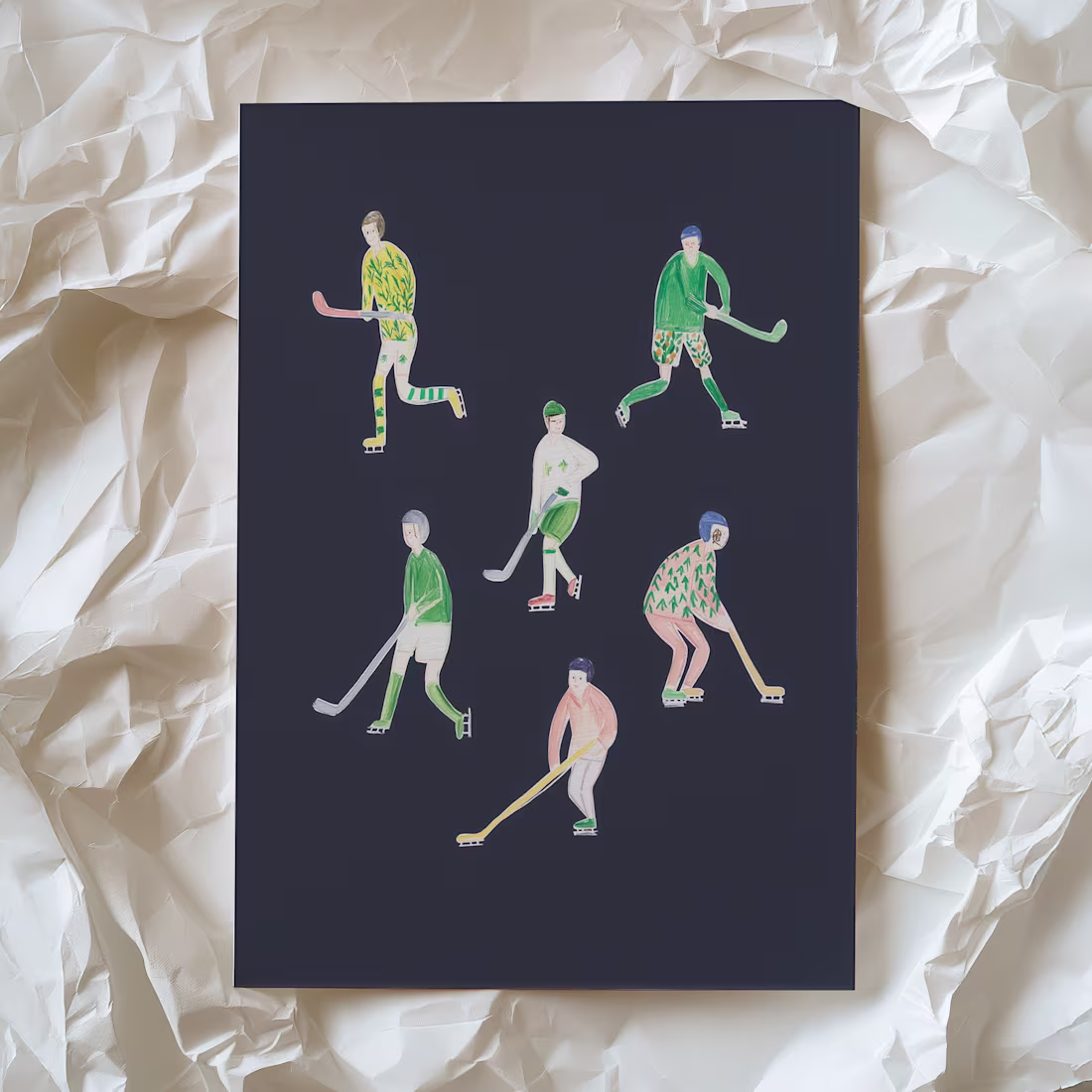 Cover image for Hockey Players In Position