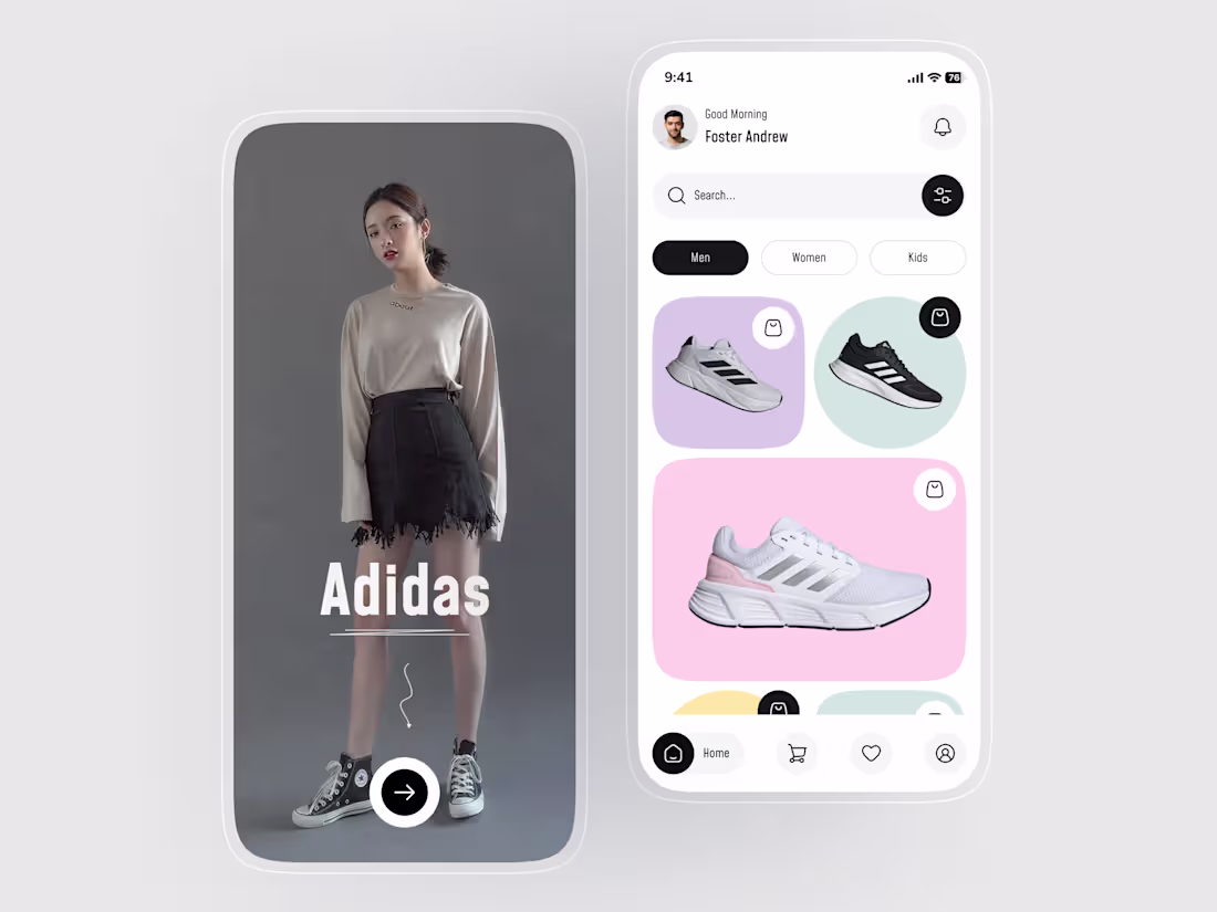 Cover image for Online Shoes - Mobile App