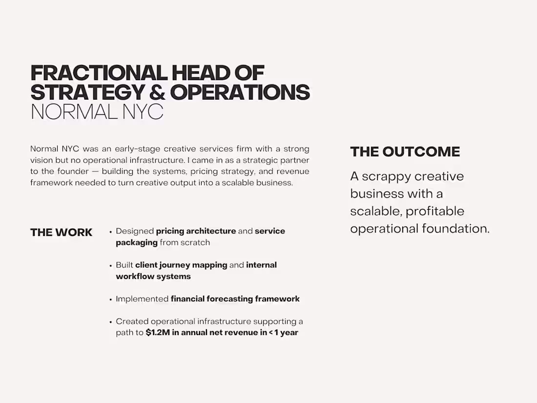 Cover image for From Scrappy to Scalable: Operations & Growth Strategy