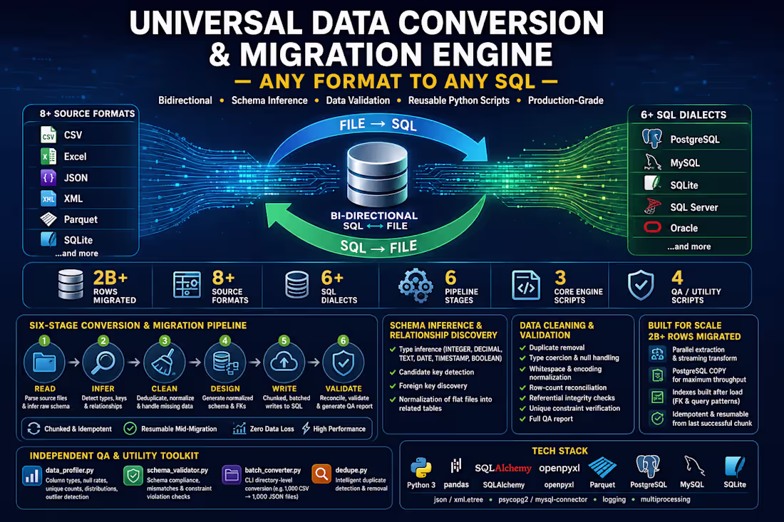 Cover image for Universal Data Conversion & Migration