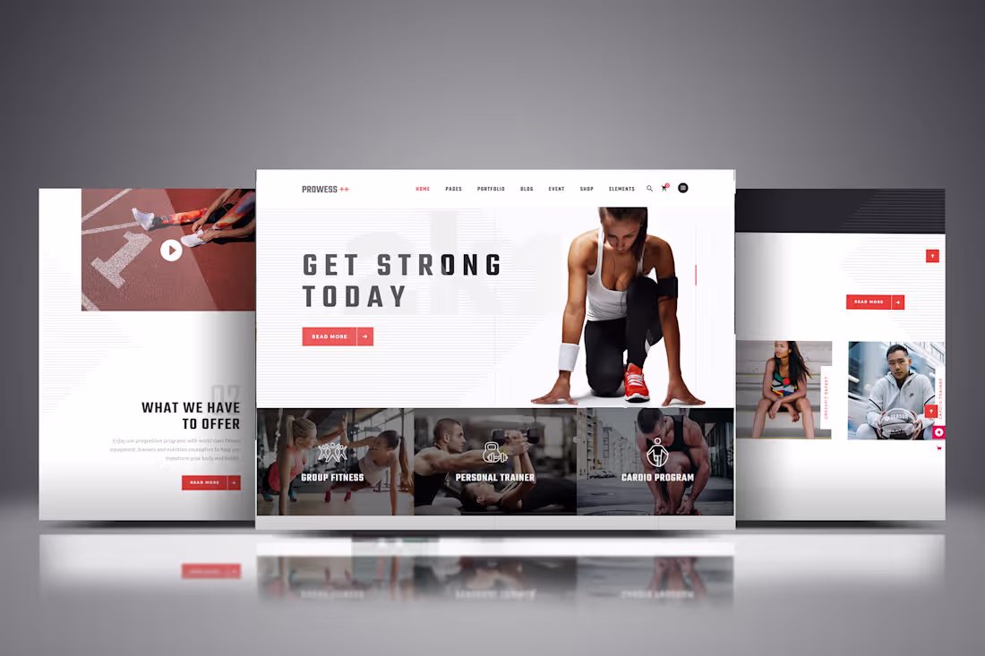 Cover image for Fitness & Gym Website Design