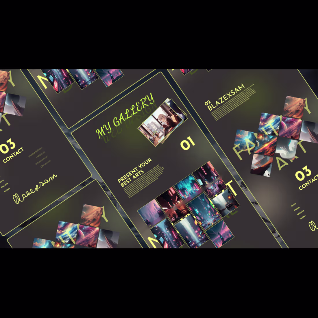 Cover image for A landing page for artists