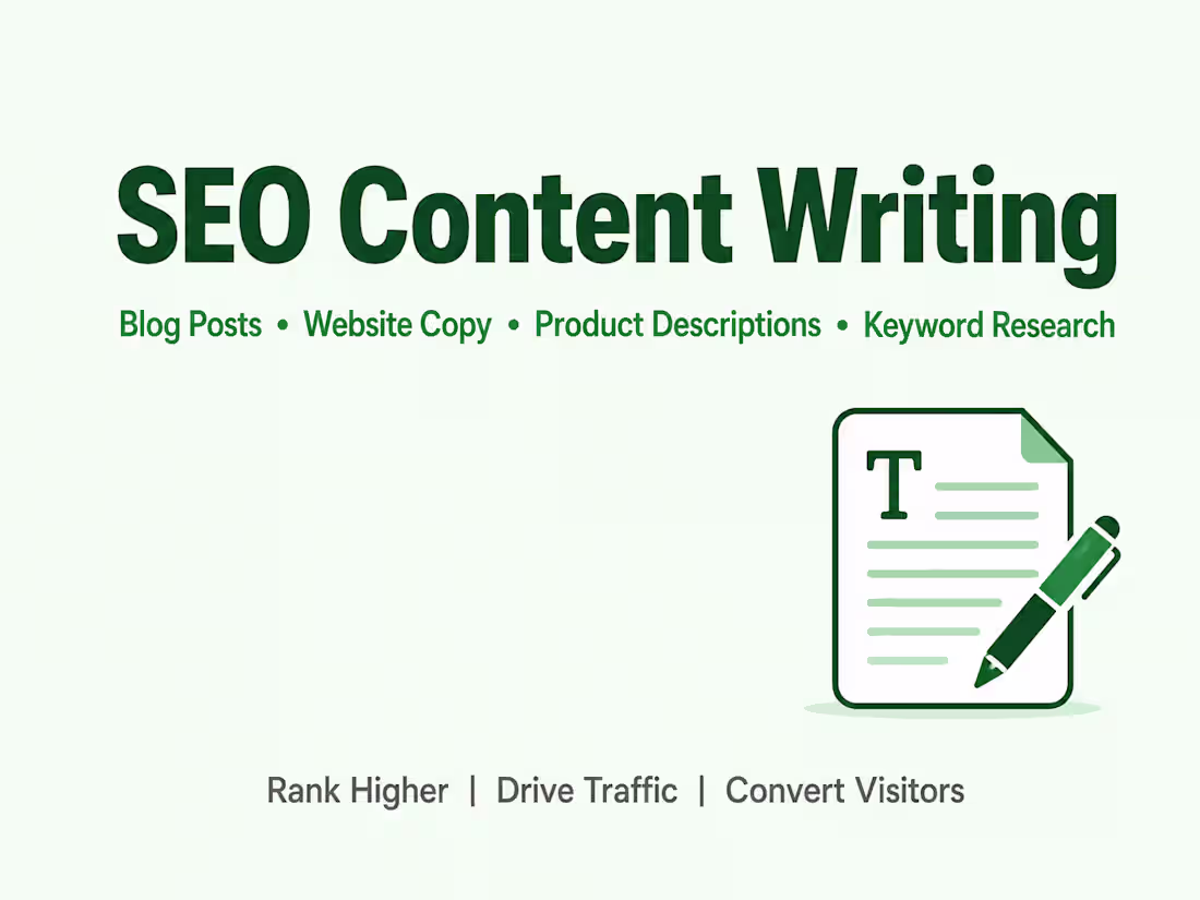 Cover image for SEO Content Writing
Writing SEO optimized