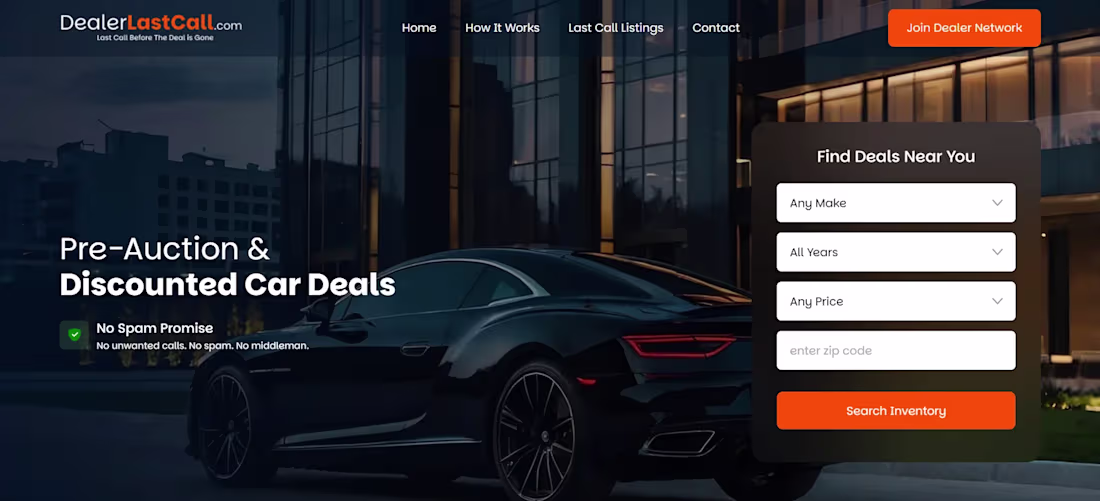 Cover image for Connecting verified dealerships with serious