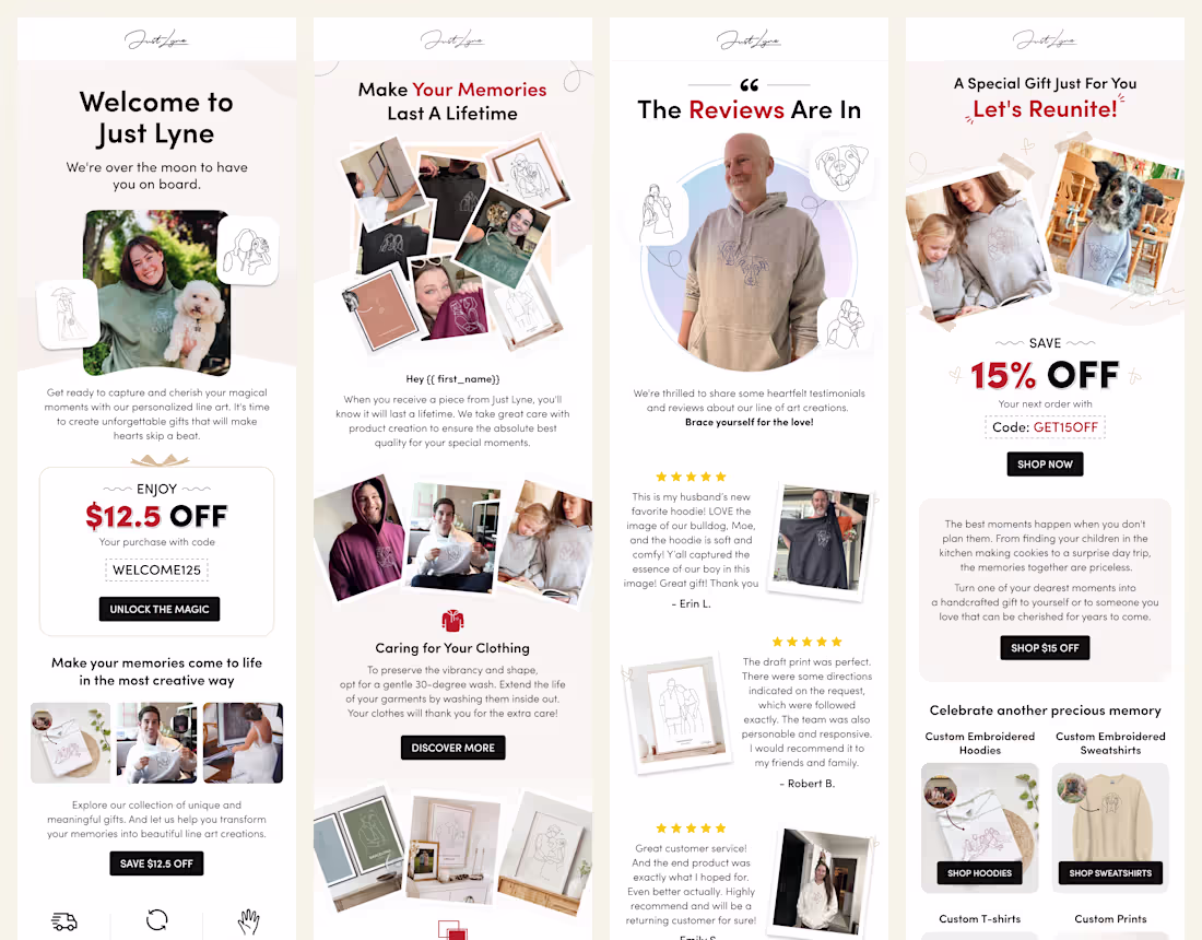 Cover image for Just Lyne | Email Designs