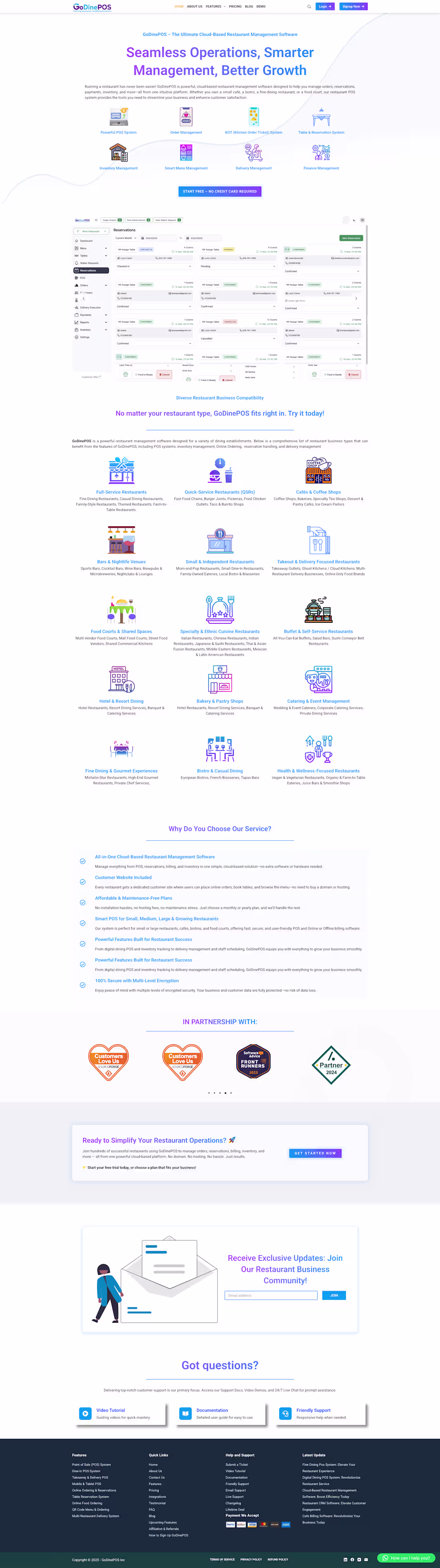 Cover image for Restaurant Management Software (SaaS) Website Development
