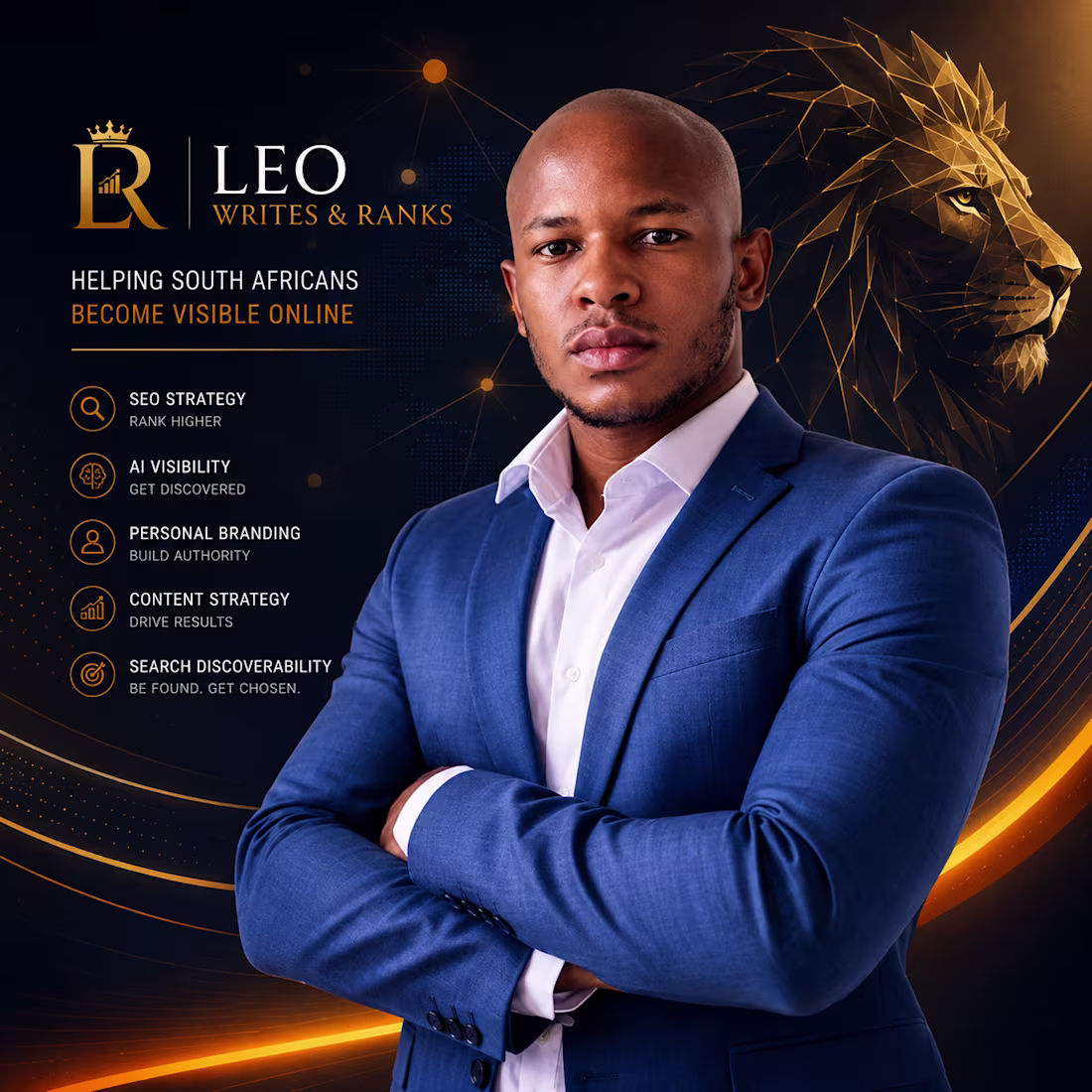 Cover image for SEO Copywriting Services South Africa - Leo Writes and Ranks