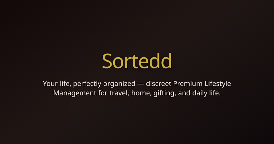 Cover image for Premium Lifestyle Management
Sortedd offers unparalleled