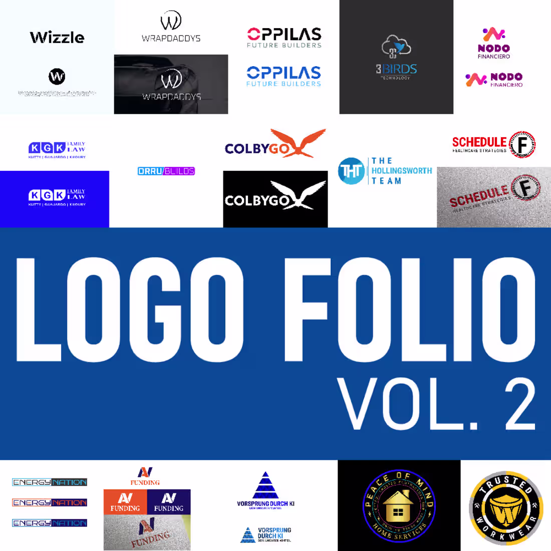 Cover image for Logo & Brand Identity Folio Vol. 2 — Modern Minimal Designs