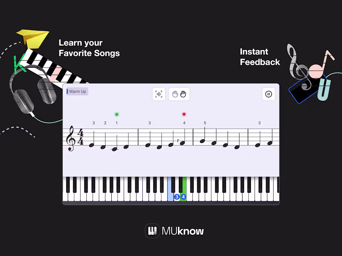 Cover image for MUKnow - Learn Piano with AI