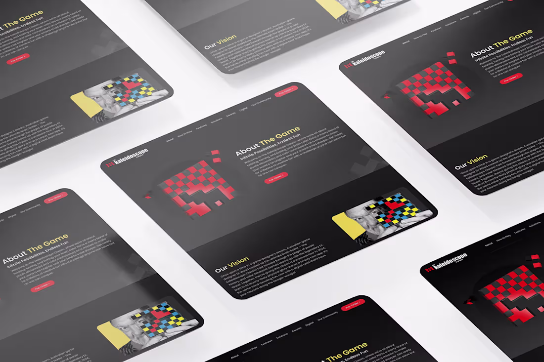 Cover image for Kaleidoscope Classic | Game Landing | Wix