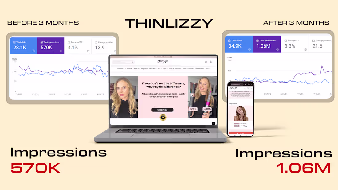 Cover image for CRO and SEO Enhancement for Thin Lizzy