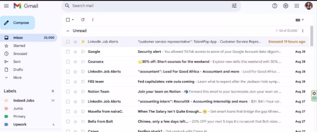 Cover image for Transformed cluttered inboxes into organized,