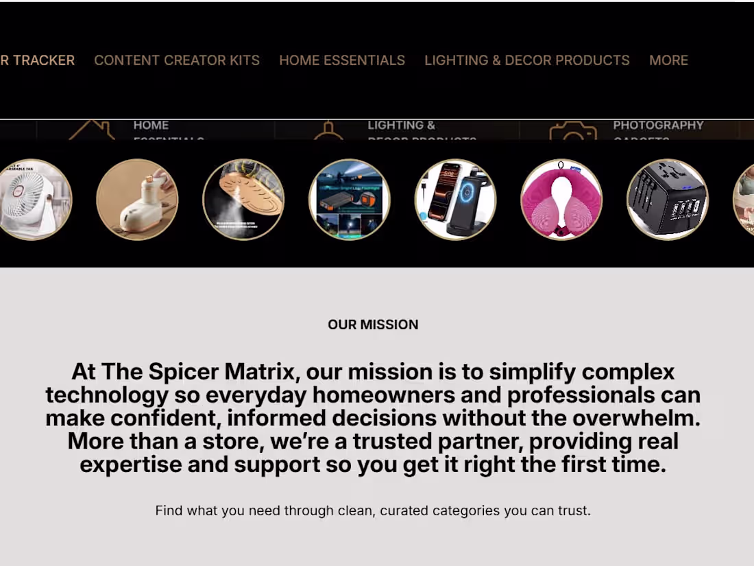 Cover image for SpicerMatrix – Shopify E-commerce Website
