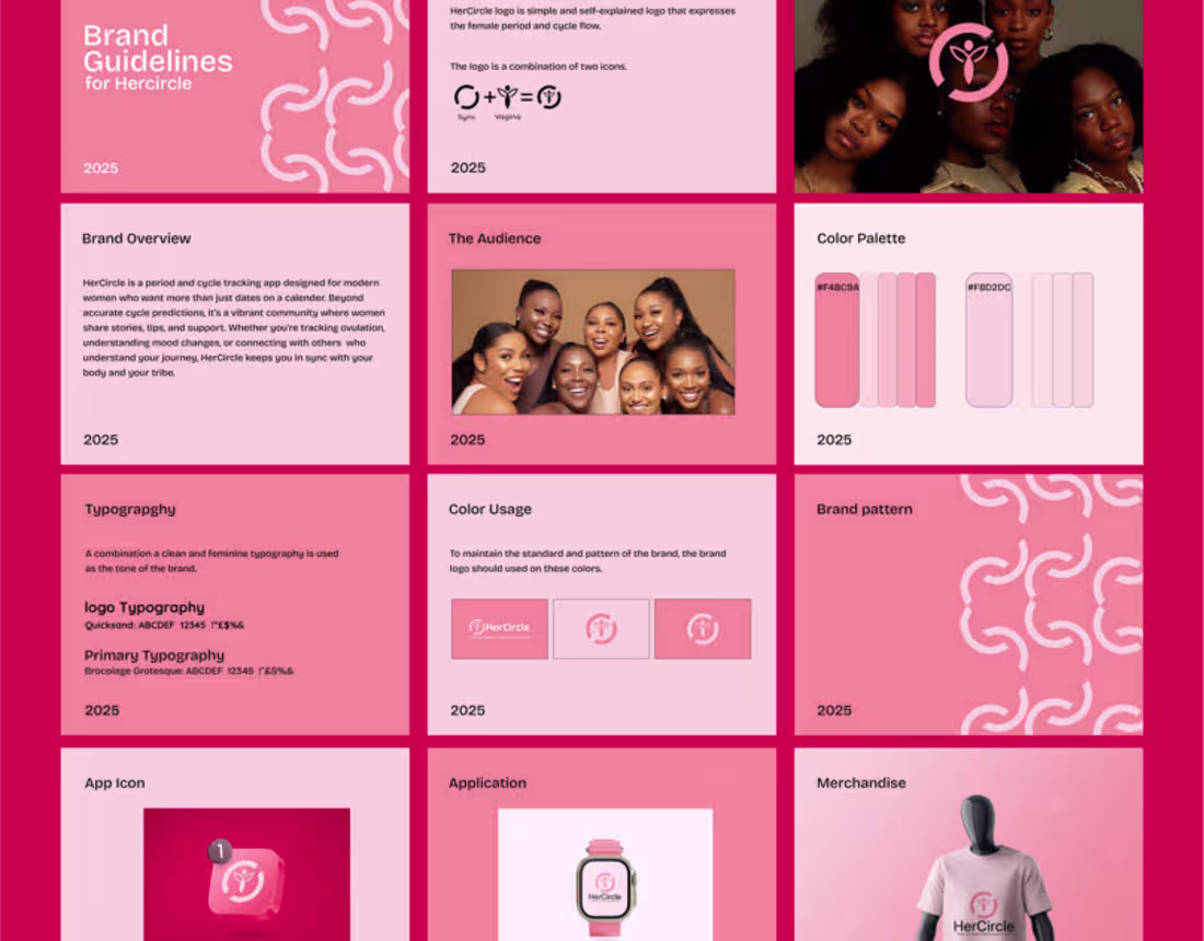 Cover image for Brand guide and style for HerCircle