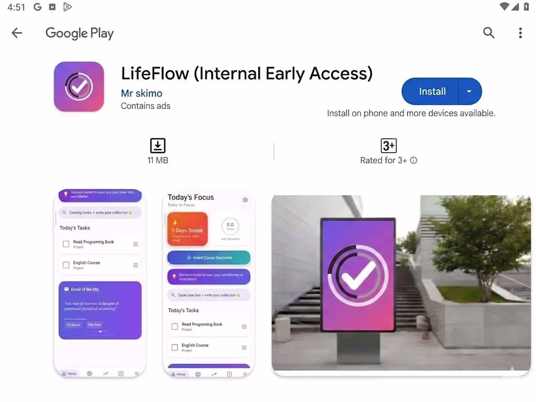 Cover image for LifeFlow — Habit & Goal