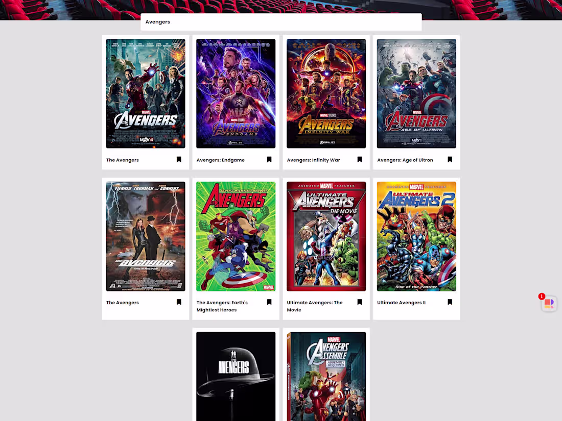 Cover image for Movies search website