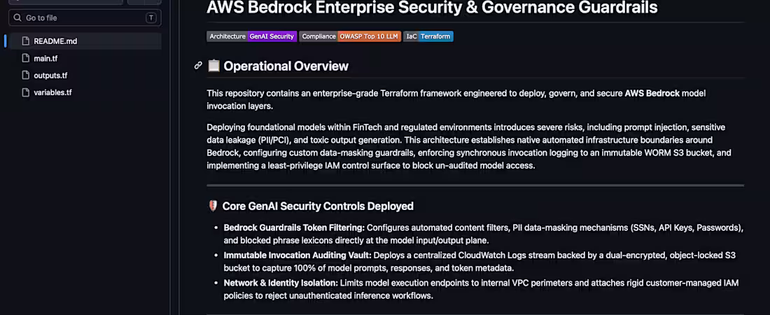 Cover image for Automated Terraform framework deploying secure,
