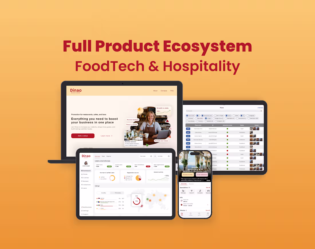 Cover image for Dinao — Full Product Ecosystem: iOS