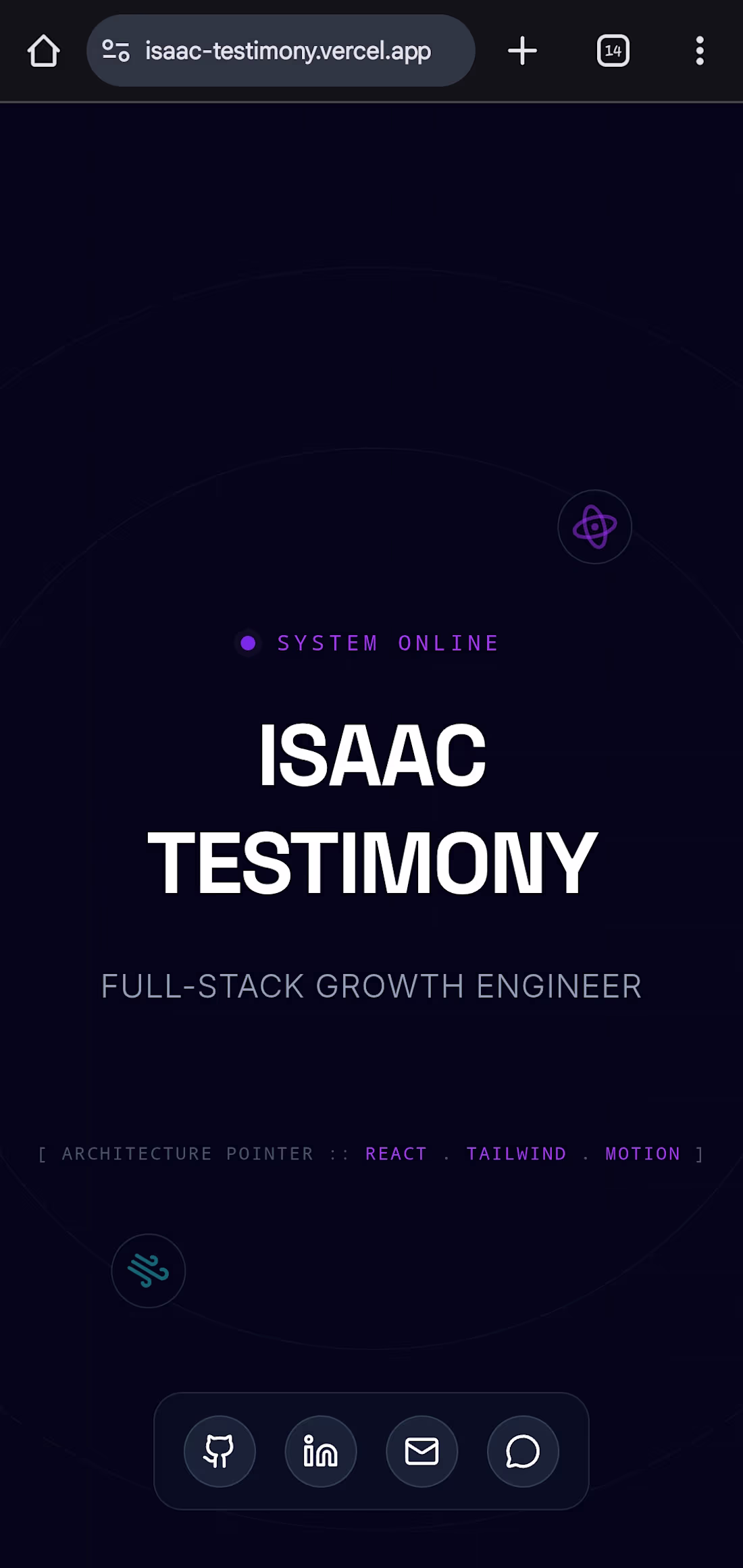 Cover image for My portfolio website