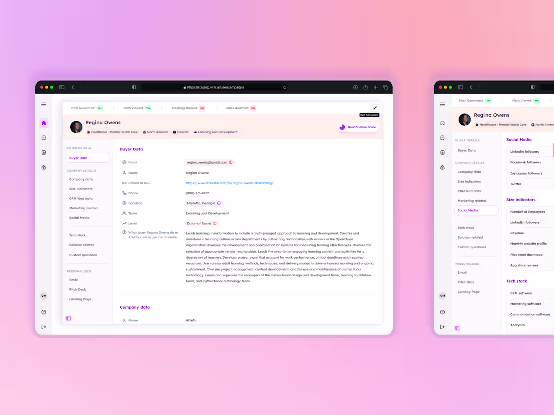 Cover image for Vink.AI - The Cognitive Layer for
Demand Conversion