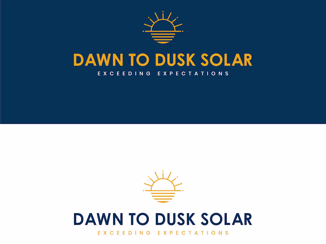 Cover image for Dawn to Dusk Solar | Brand identity design