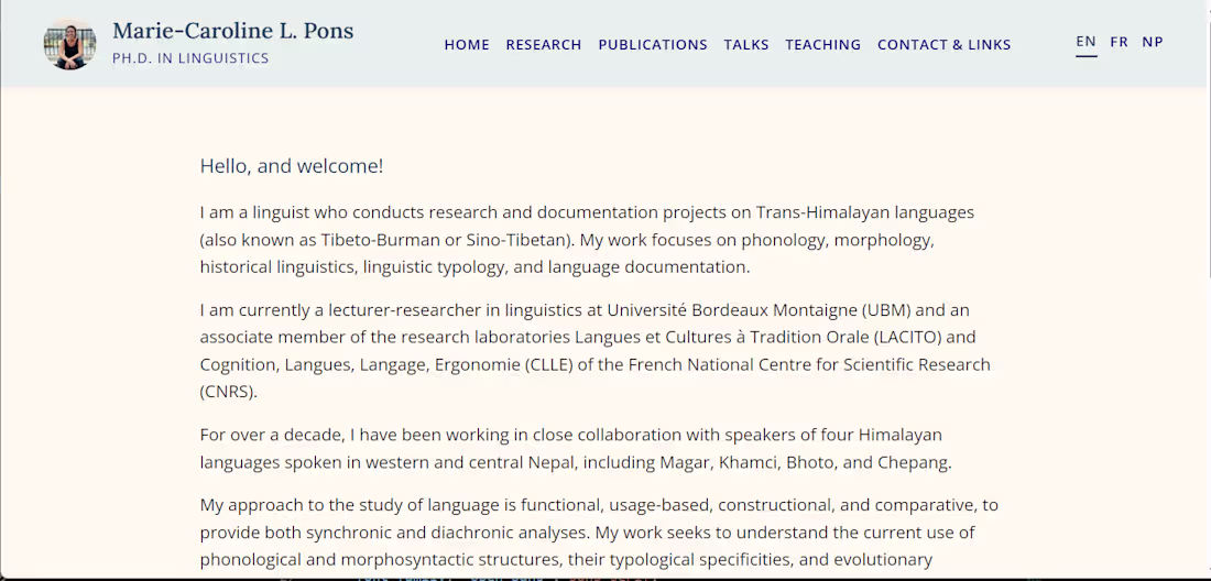 Cover image for Academic Portfolio Website
A clean, minimalist,