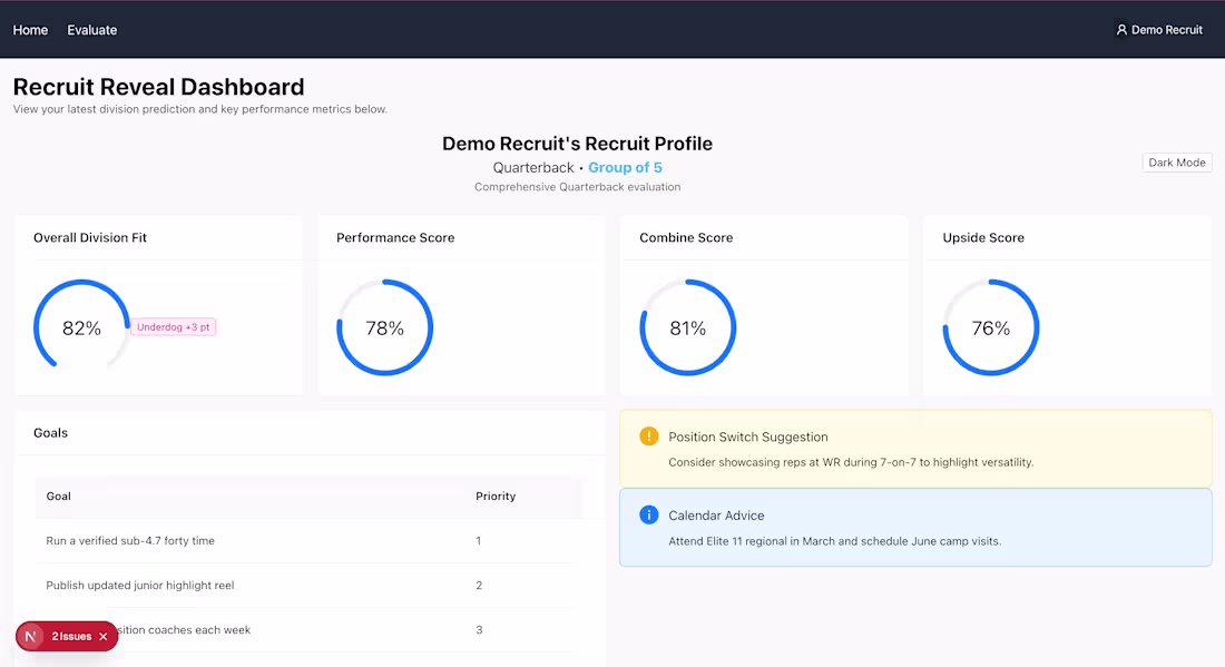 Cover image for Real-time NFL Draft Prediction Model Deployment
