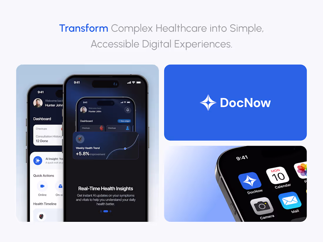 Cover image for Healthcare App UIUX design
