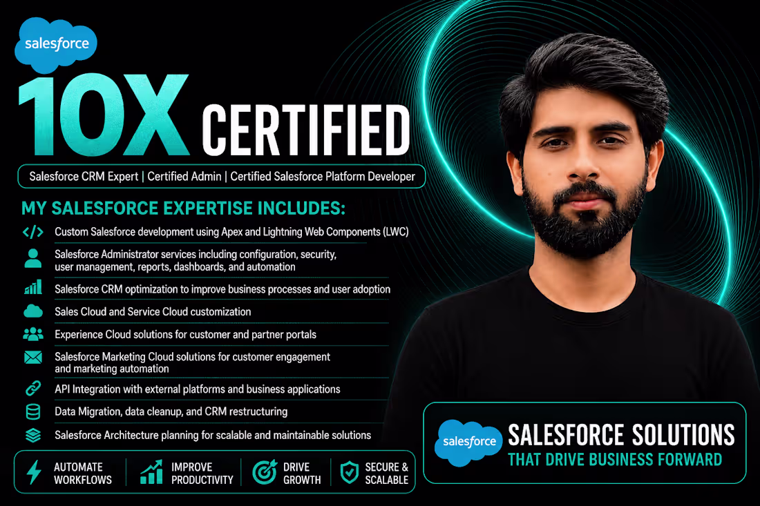Cover image for Salesforce Developer and Salesforce Administrator 