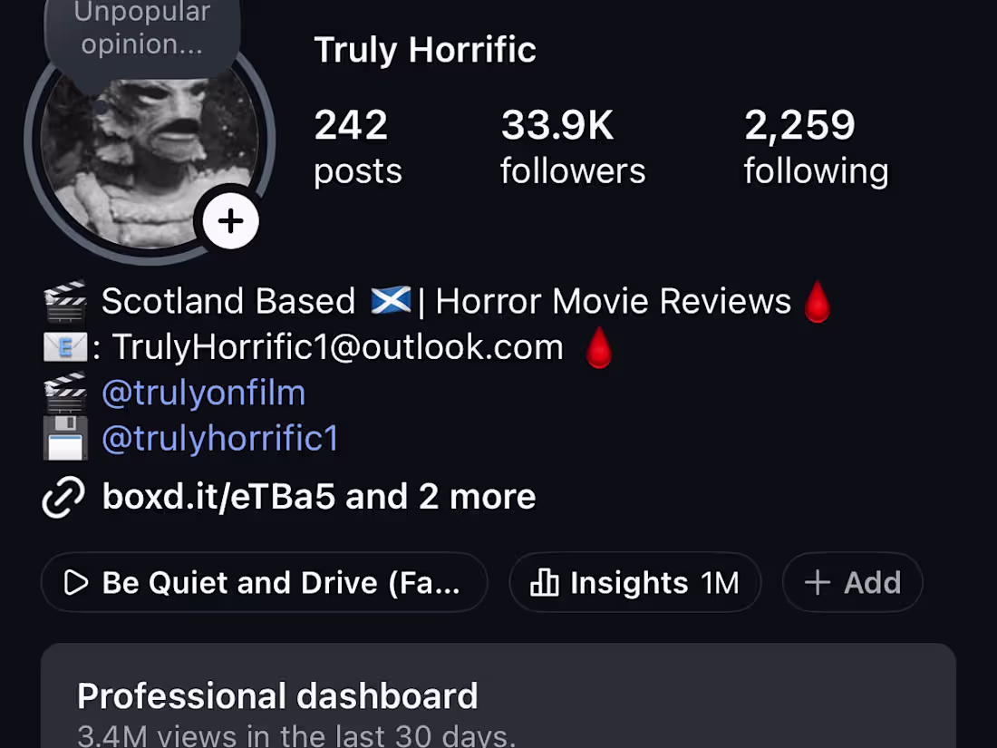 Cover image for Truly Horrific (@trulyhorrific) • Instagram photos and videos